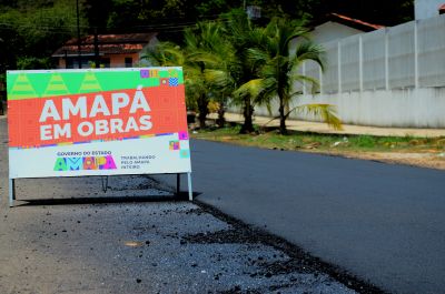 notícia: Governo do Amapá recupera asfalto das principais vias urbanas de Ferreira Gomes