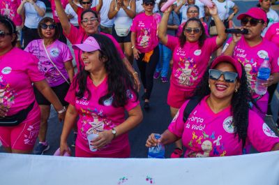 notícia: Com apoio do Governo do Amapá, ‘Caminhada pela Vida’ alerta sobre importância da prevenção e combate ao câncer, em Macapá