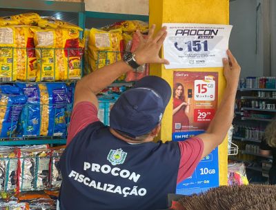 notícia: Procon Amapá percorre municípios de Pedra Branca e Serra do Navio orientando sobre direitos dos consumidores