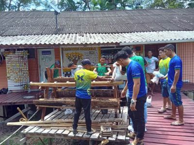 notícia: Horta Show: alunos da Escola Bosque, em Macapá, desenvolvem projeto de dessalinização da água para cultivo de hortaliças