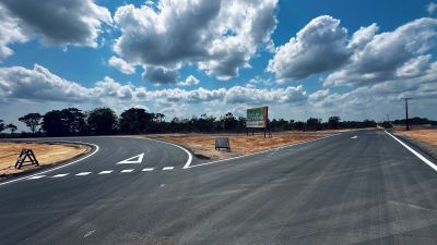 notícia: Governo do Amapá inicia primeira etapa da sinalização do Ramal Farinha Seca, na zona rural de Macapá