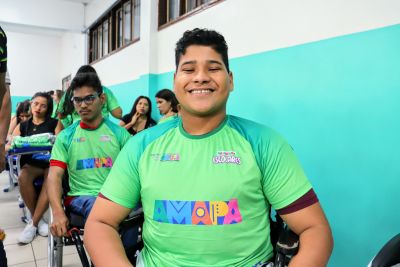 notícia: ‘É um experiência única. Tenho muita gratidão’, celebra atleta que participa das Paralimpíadas Escolares com apoio do Governo do Amapá