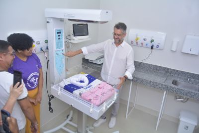 notícia: 'Nascimento de uma nova maternidade’, destaca governador Clécio Luís ao entregar nova UTI Neonatal do Hospital Mãe Luzia, em Macapá