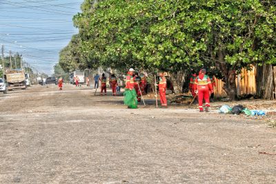 notícia: Governo do Amapá inicia limpeza e pavimentação no Parque Aeroportuário, em Macapá