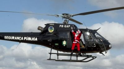 notícia: Grupo Tático Aéreo realiza 6ª edição do ‘Natal Solidário’ e beneficia famílias na Ilha de Santana e comunidades vizinhas