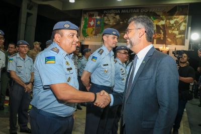 notícia: 'Apoio familiar é fundamental na vida do agente de segurança', declara governador Clécio Luís ao promover oficiais e praças da Polícia Militar