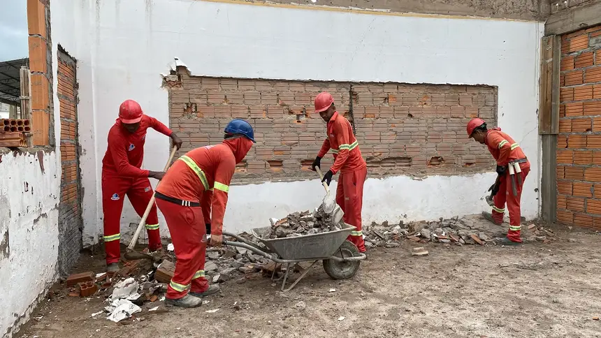 As atividades dão coordenadas pela Secretaria de Estado da Infraestrutura (Seinf)