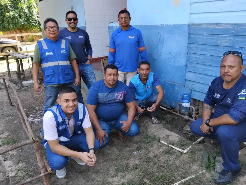 Em 2024, cloradores foram instalados nas escolas visitadas para a desinfecção da água