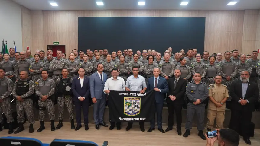 Foto: Netto Lacerda/Agência Nagib Agentes da Segurança Pública do Amapá aptos para servir na Força Nacional
