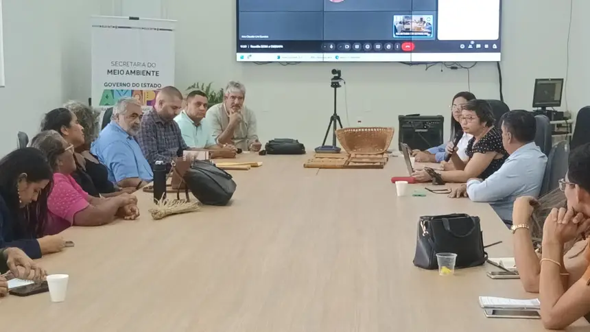 Reunião de tratativas para manejo e comercialização legal do cipó-titica