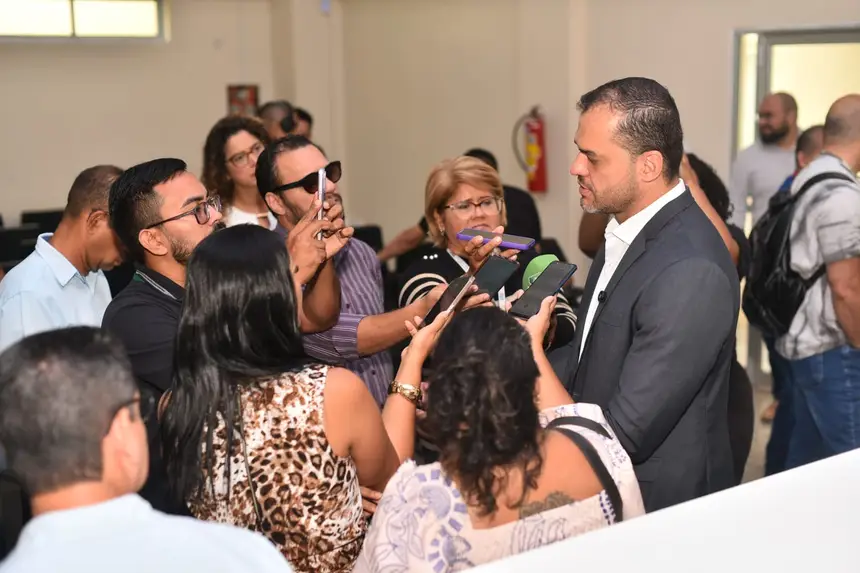 Foto: Anderson Ferreira/Agência Nagib Coletiva aconteceu nesta segunda-feira, 5, na sede da Sejusp