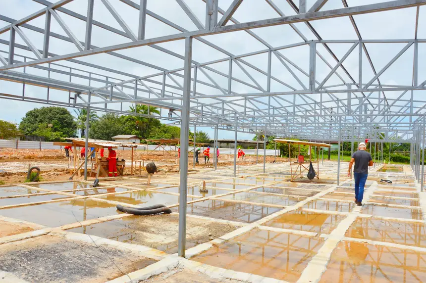 Foto: Jhon Martins/GEA Obra é executada com recursos oriundos do Tesouro Estadual