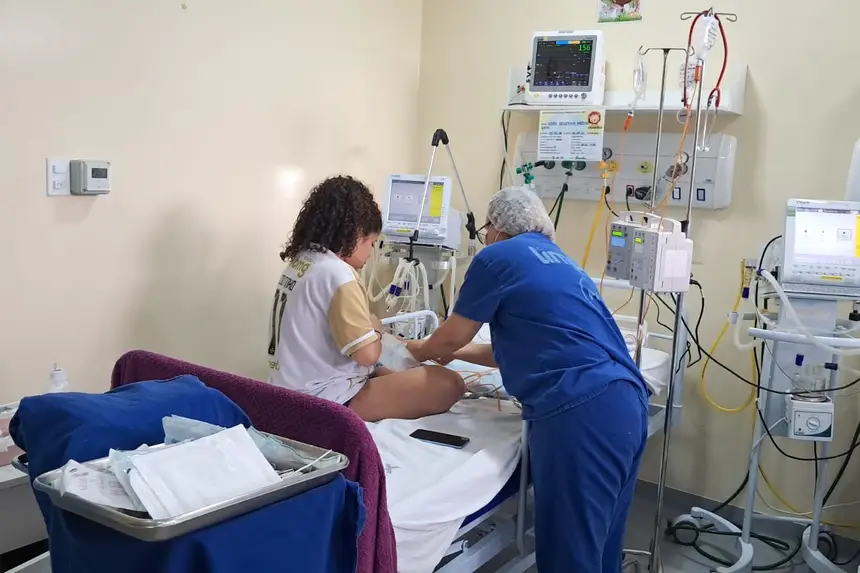 Foto: Divulgação Cresce os atendimentos de pacientes com síndrome gripal, sendo as crianças a maioria na unidade