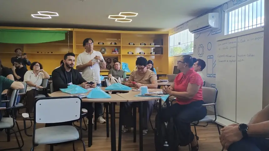 Os professores que participaram da formação e seus alunos vão compor a equipe de cobertura jovem da 30³ Conferência das Nações Unidas sobre Mudanças Climáticas (COP30)