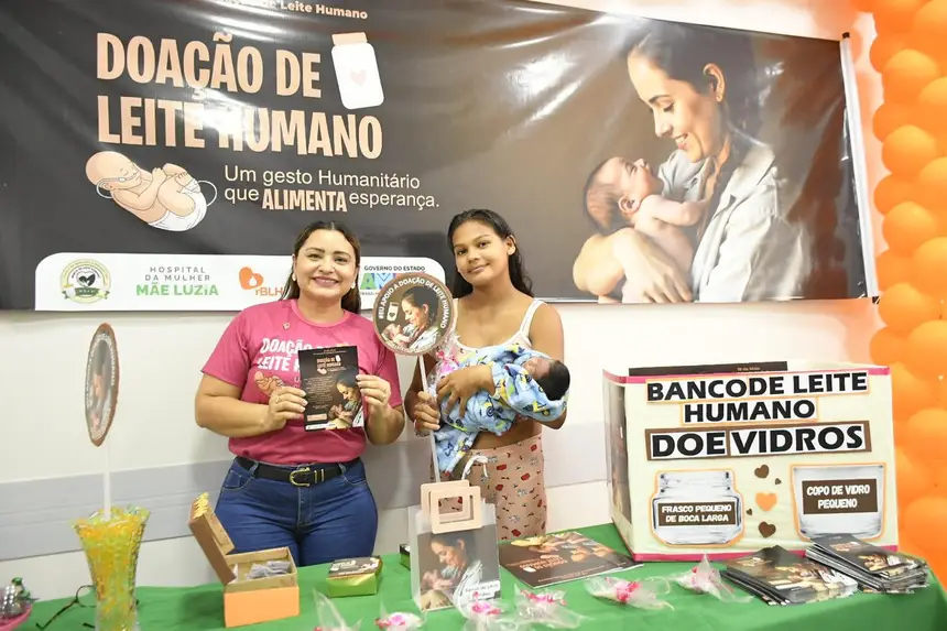 As atividades marcam o Dia Mundial de Doação de Leite Humano