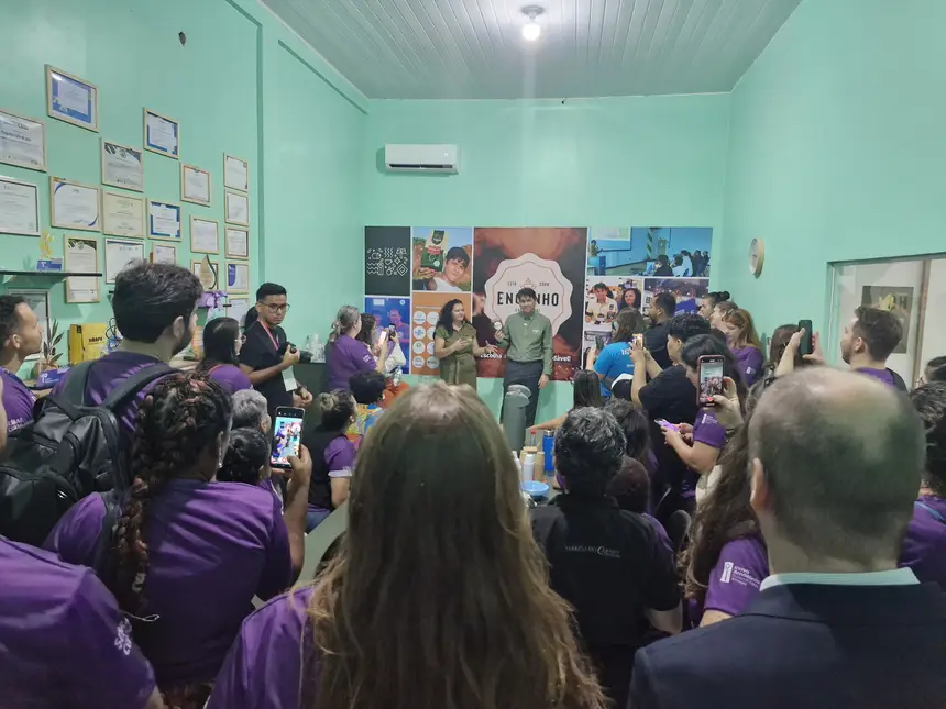 Público pôde conhecer as iniciativas de beneficiamento do açaí, com foco na preservação ambiental e redução de resíduos