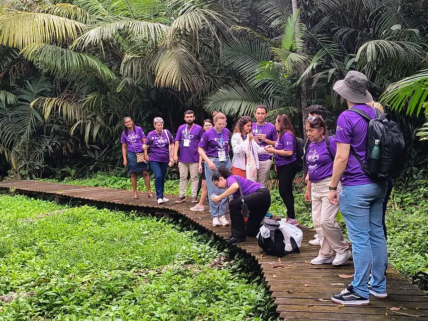 Os participantes tiveram a oportunidade de escolher uma das três rotas, Marabaixo, Brilho de Fogo e Pororoca, com diferentes pontos turísticos de Macapá