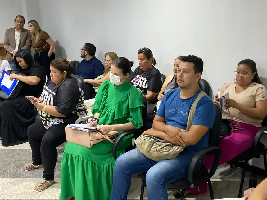 Foto: Lorena Lima/Sesa Profissionais da saúde de diferentes categorias participaram da votação
