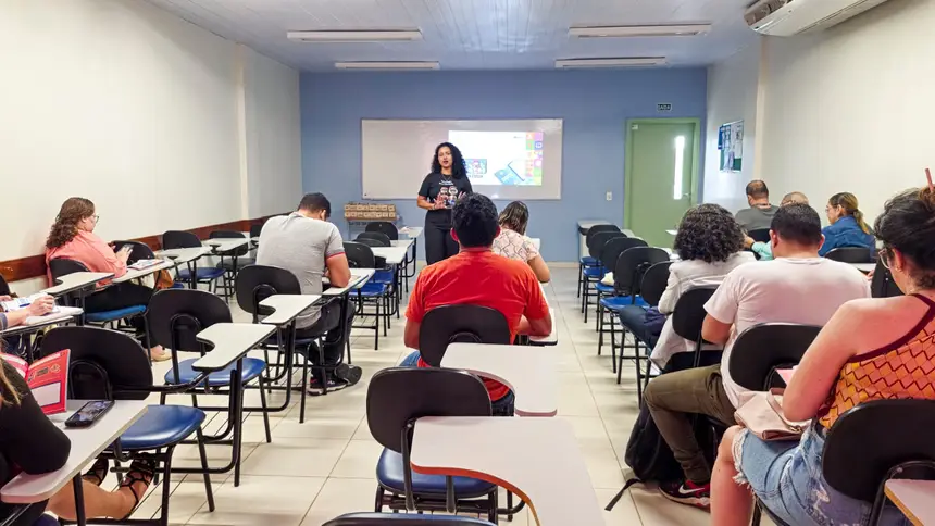 Foto: Breno Pantoja/Seed O treinamento contempla dois módulos principais: o Matematicando e o Geometa