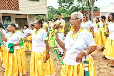 notícia: Devoção, fé e cultura marcam Mazagão Velho na Festa de São Gonçalo, com apoio do Governo do Amapá