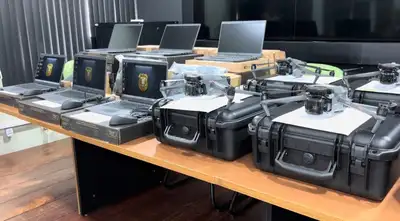 notícia: Governo do Amapá entrega drones e notebooks para reforçar trabalho investigativo da Polícia Civil