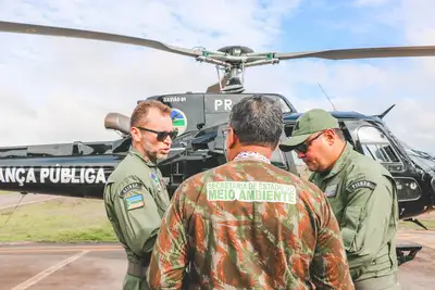 notícia: Governo do Amapá envia profissionais para montar estratégias e investigar mudança de coloração no Rio Cupixi, em Porto Grande