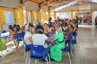 notícia: Governo do Amapá promove ação de cidadania e 'empoderamento' para mulheres do Residencial Miracema, em Macapá