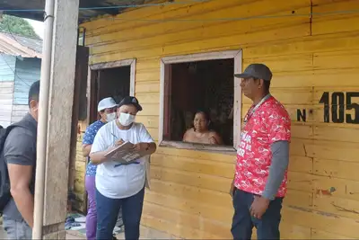 notícia: Em três dias de varredura vacinal, Governo do Amapá visita mais de 1 mil casas no município de Oiapoque