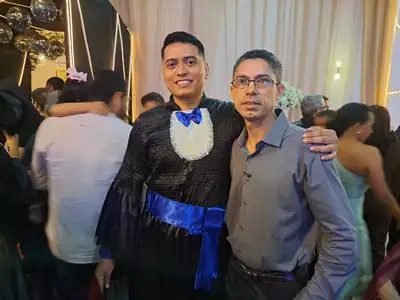 Foto: Luan Rodrigues/Ueap Anderson Almeida e o tio Josenildo Santos