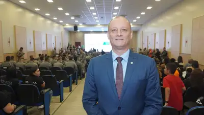 Foto: Netto Lacerda/Agência Nagib Tenente-coronel Fábio Veiga Cabral, chefe de gabinete da direção da Força Nacional