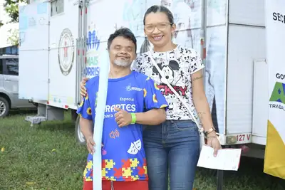 notícia: 'Hoje ele deixou cuidar do sorriso dele', diz irmã de aluno do Centro Raimundo Nonato sobre ação Mais Sorriso Azul em Macapá