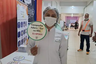 Foto: Júnior Nery/sesa Anny Araújo, estagiária do curso de enfermagem