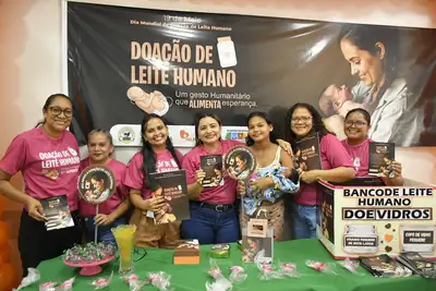 notícia: Hospital da Mulher Mãe Luzia celebra Dia Mundial de Doação de Leite Humano no Amapá