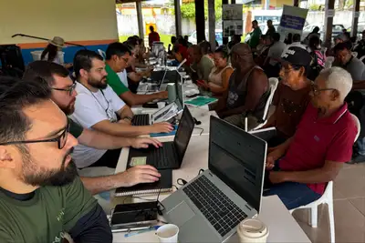 notícia: Em quatro dias, Governo do Amapá realiza 210 atendimentos para emissão e atualização do Cadastro Ambiental Rural, em Porto Grande