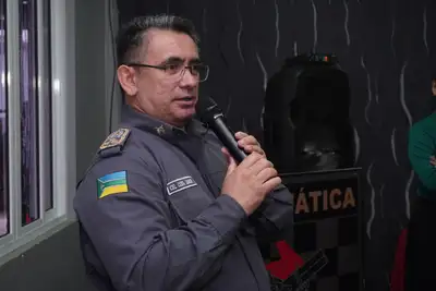 Foto: Netto Lacerda/Agência Nagib Coronel Costa Júnior, comandante da Polícia Militar do Amapá