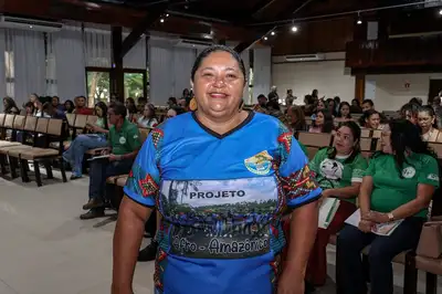 notícia: ‘É um marco de valorização’, diz gestora escolar sobre 'Encontro de Escolas do Campo, das Florestas e das Águas' do Governo do Amapá