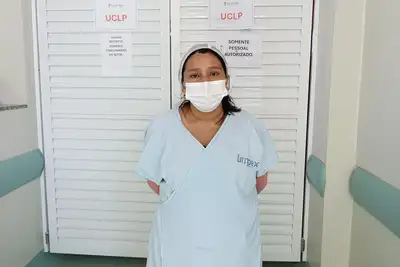Foto: Karla Marques/Sesa Ana Maria Lobato está com o filho internado a 15 dias no hospital