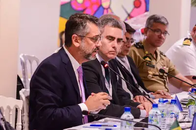 galeria: Segundo dia da 14° Comissão Mista Transfronteiriça na Guiana Francesa