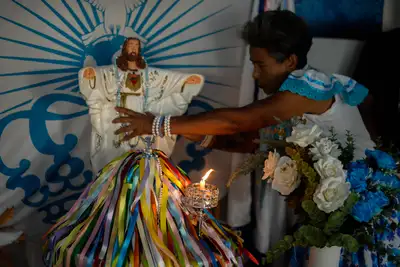 Elísia Congó, coordenadora do grupo Raízes da Favela