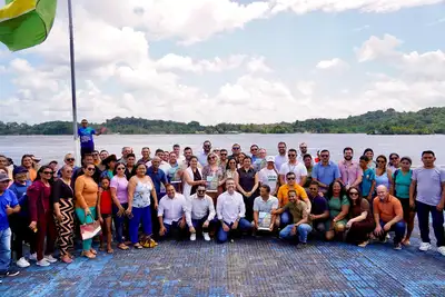 notícia: ‘Cuidar das nossas águas é garantir o desenvolvimento do Amapá’, diz governador Clécio Luís ao lançar o Plano da Bacia Hidrográfica do Rio Araguari