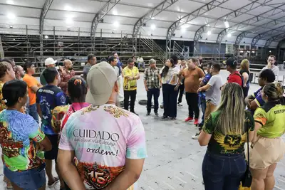 notícia: Governo do Amapá realiza vistoria técnica na Cidade Junina com parceiros de realização do Arraiá do Povo 2025