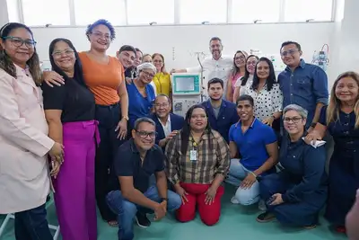 notícia: 'Reafirmamos nosso compromisso de sermos referência em atendimento pediátrico', diz governador do Amapá na entrega de novos leitos ao HCA