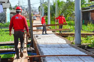 notícia: Ponte Firme: Governo do Amapá garante mobilidade urbana para moradores com avanço da obra da passarela do 'Gonzaguinha', em Macapá