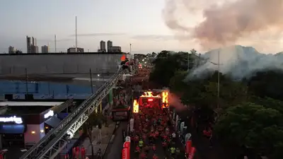 notícia: Com apoio do Governo do Amapá, mais de 3 mil atletas participam da 47ª edição da Corrida do Fogo do Corpo de Bombeiros