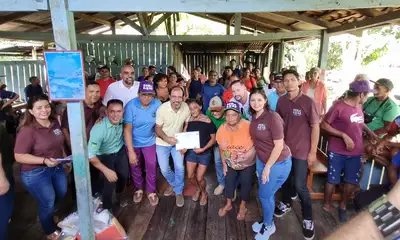 notícia: Governo do Amapá entrega certificados do curso de manejo de açaizais nativos na comunidade Cafezal