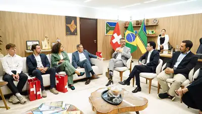 galeria:  Visita do Embaixador da Suíça - Pietro Lazzeri