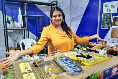 notícia: ‘Estou procurando parcerias comerciais com produtores do Brasil’, diz empreendedora guianense na Feira Internacional de Oiapoque