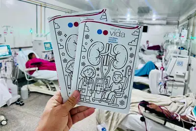 notícia: Nefrologia de Santana lança cartilha educativa e lúdica para pacientes em hemodiálise