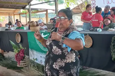 notícia: ‘Não devemos esquecer de quem faz pela saúde’, diz participante da 15ª Assembleia do Conselho de Caciques dos Povos Indígenas